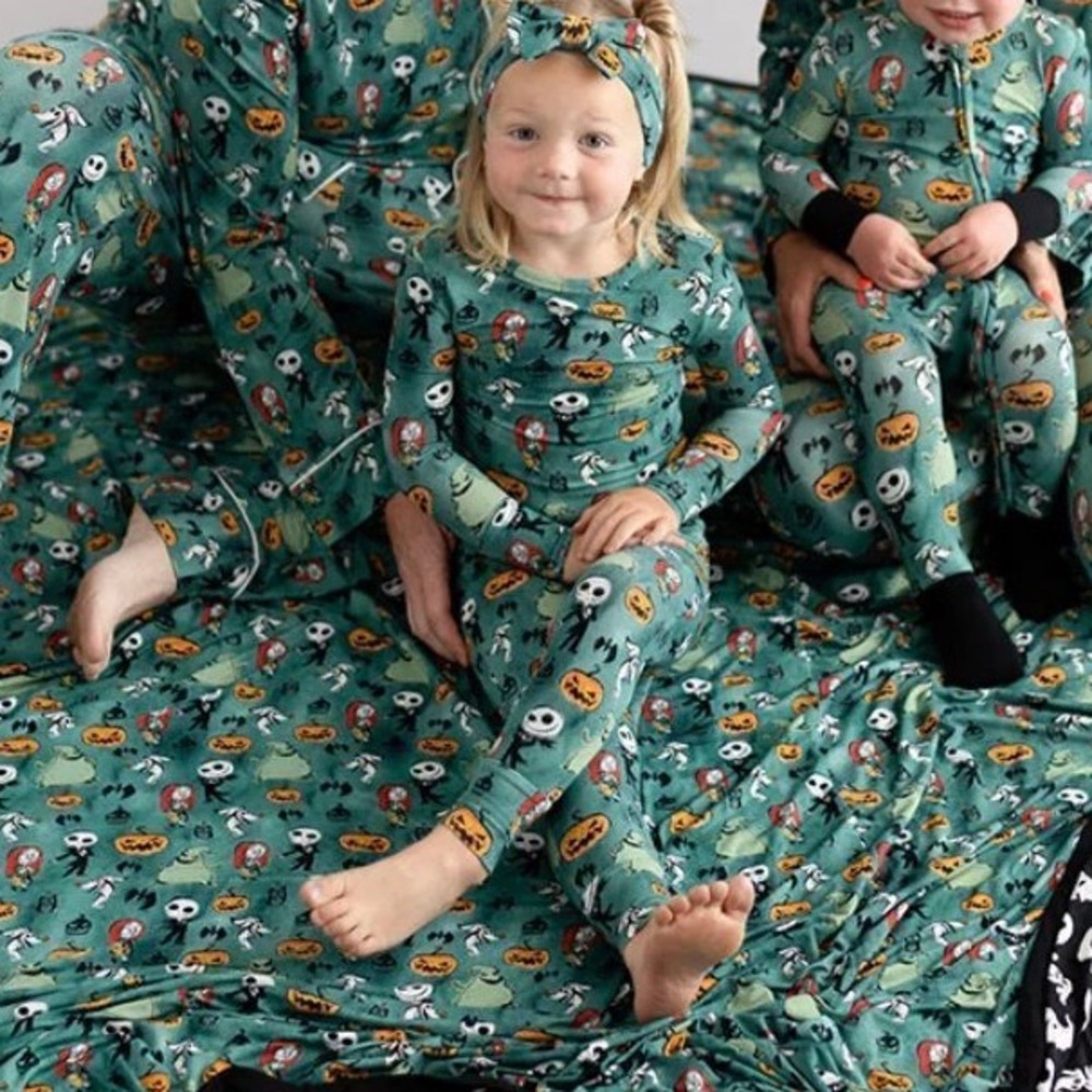 Posh Peanut Nightmare Before Christmas Inky Winter Pajamas 2T